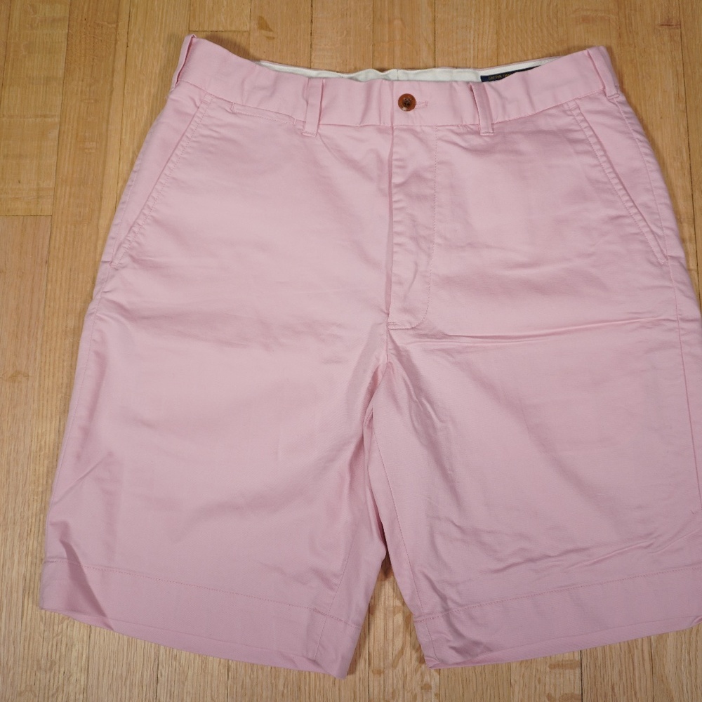 Polo Ralph Lauren Golf Shorts Pink 32 Cotton Polyester Elastane Brand New